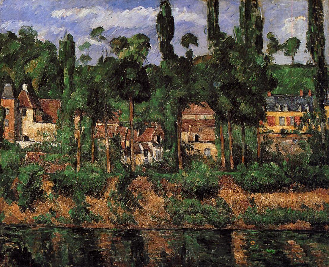 The Chateau de Madan - Paul Cezanne Painting